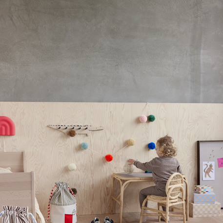 Boîte de rangement en carton Bleu 4 - vertbaudet enfant 