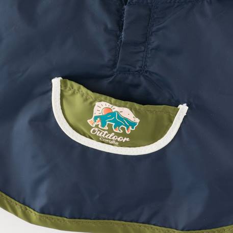 Poncho de pluie 'petit explorateur' pour poupon 30 cm Marine 4 - vertbaudet enfant 