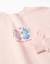 Sweat en coton peigné à imprimés stitch et angel Rose clair 3 - vertbaudet enfant 