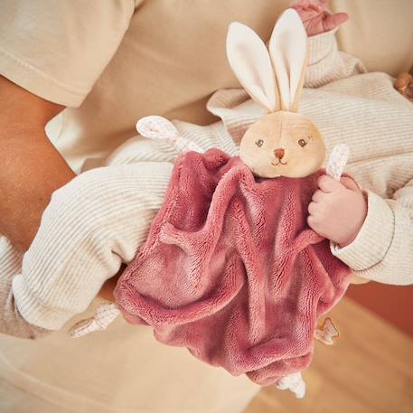 Doudou plat Rouge, beige, blanc 4 - vertbaudet enfant 