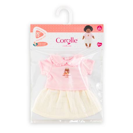 T-shirt & jupe 'petit explorateur' pour poupon 30 cm Rose 2 - vertbaudet enfant 