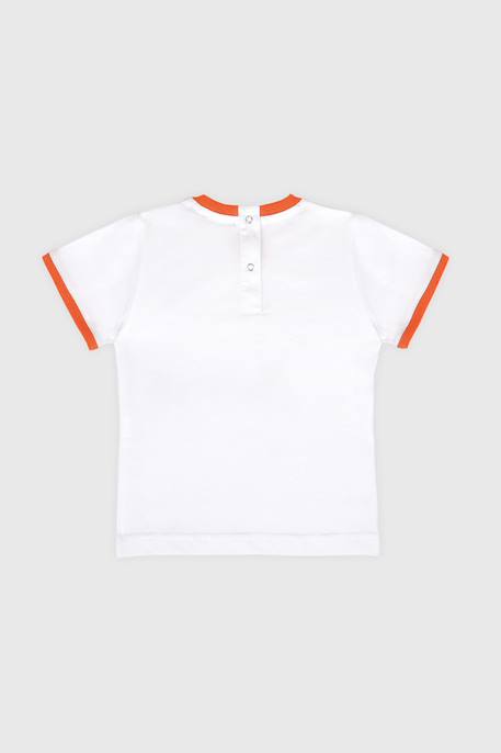 T-shirt en coton léger bébé Blanc/fairytale+Blanc/tigerlily+Bleu 5 - vertbaudet enfant 