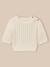 Pull en crochet fille - collection junior Ecru 1 - vertbaudet enfant 