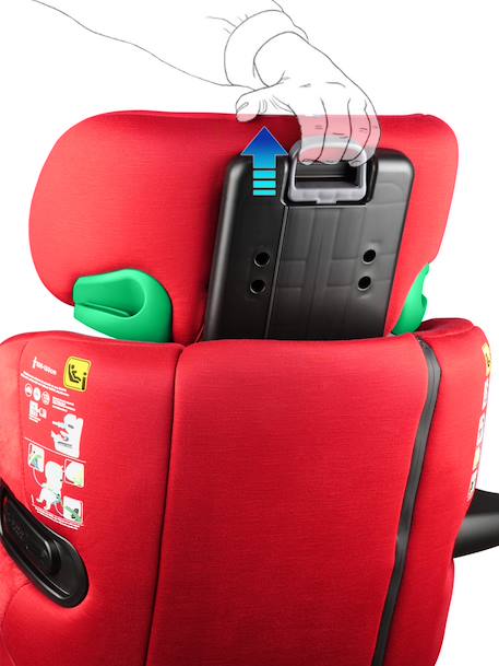 Réhausseur inclinable isofix r129 i-size 100-150 cm softness® eliseo Cappuccino+Carbon+Garden+Ocean+Passion 29 - vertbaudet enfant 