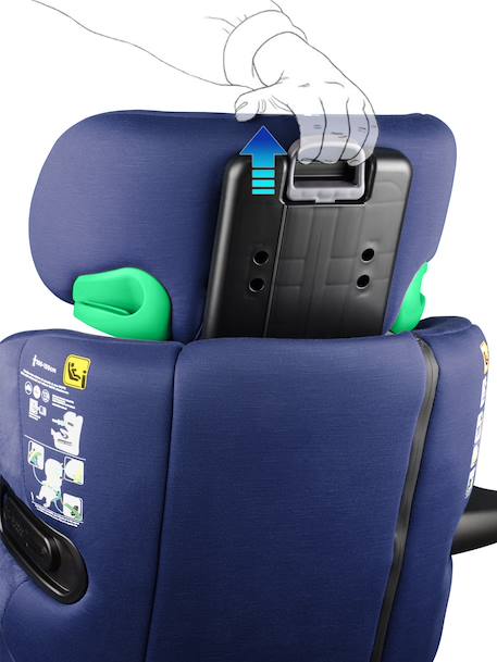 Réhausseur inclinable isofix r129 i-size 100-150 cm softness® eliseo Cappuccino+Carbon+Garden+Ocean+Passion 23 - vertbaudet enfant 