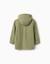 Chemise en coton à manches longues et capuche Vert foncé 2 - vertbaudet enfant 
