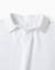 Polo en coton à jacquard Blanc+Vert foncé 3 - vertbaudet enfant 