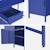 Bureau enfant acier laminé 1 tiroir Bleu+Noir 6 - vertbaudet enfant 