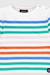 Marinière multicolore - coton bébé - blanc / blue saphir / ic 2 - vertbaudet enfant 