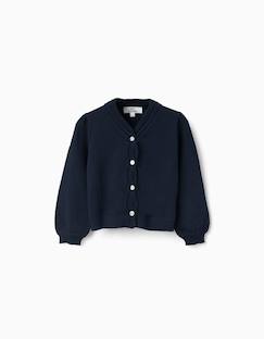-Cardigan en maille avec détails tressés