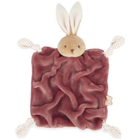 Doudou plat Rouge, beige, blanc 1 - vertbaudet enfant 
