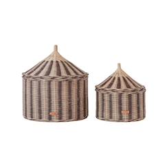 Chambre et rangement-Rangement-Bac, boite, panier de rangement-Panier - lot de 2