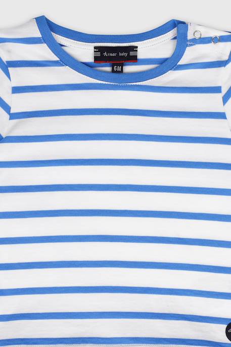 Ensemble pyjashort en coton bébé Blanc/blue saphir 4 - vertbaudet enfant 