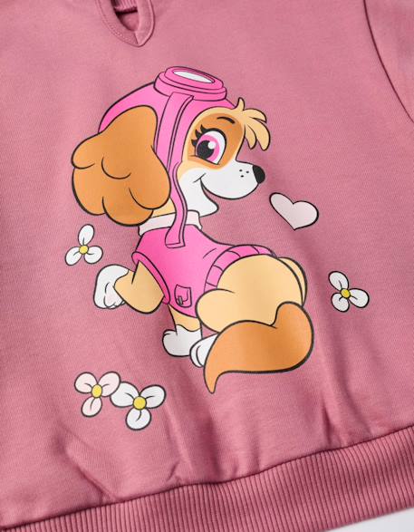 Sweat en coton peigné à imprimé stella Rose foncé 4 - vertbaudet enfant 