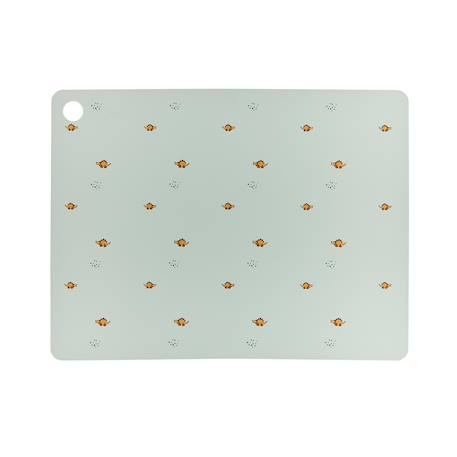 Set de table en sillicone Blanc et bleu+Bleu+Marron 1 - vertbaudet enfant 