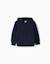 Sweat zippé avec capuche et poches Bleu foncé 1 - vertbaudet enfant 