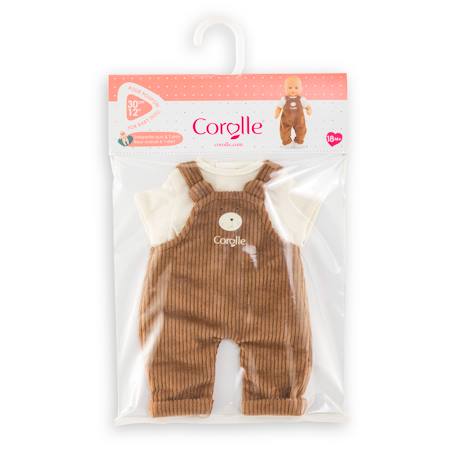 T-shirt & salopette ours 'petit explorateur' pour poupon 30 cm Marron 4 - vertbaudet enfant 