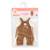 T-shirt & salopette ours 'petit explorateur' pour poupon 30 cm Marron 4 - vertbaudet enfant 