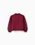 Cardigan en maille avec détails tressés Bleu+Rouge foncé 5 - vertbaudet enfant 