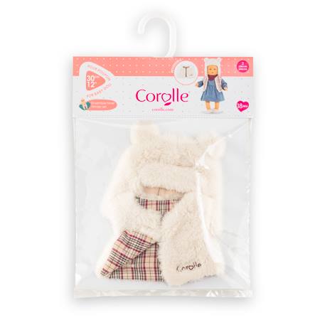 Ensemble hiver 'petit explorateur' pour poupon 30 cm Ecru 5 - vertbaudet enfant 