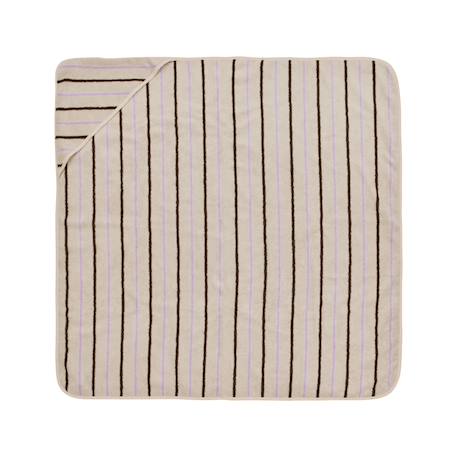 Serviette de bain en coton organique Bleu 1 - vertbaudet enfant 