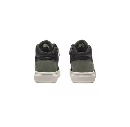 Baskets cuir, synthétique seby mid lace sneaker j Kaki 4 - vertbaudet enfant 
