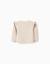 Gilet en maille avec crochet et volants b&s Beige clair 3 - vertbaudet enfant 