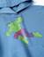 Sweat en coton peigné à capuche et imprimé hulk Bleu 3 - vertbaudet enfant 