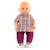 Chemise à carreaux & pantalon 'petit explorateur' pour poupon 30 cm Bordeaux 2 - vertbaudet enfant 