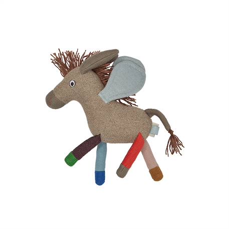 Peluche en coton Marron 1 - vertbaudet enfant 