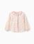 Blouse florale à manches longues et volants Blanc 1 - vertbaudet enfant 
