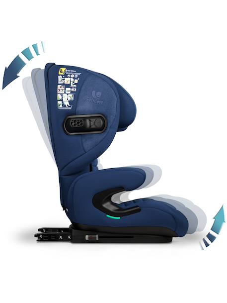 Réhausseur inclinable isofix r129 i-size 100-150 cm softness® eliseo Cappuccino+Carbon+Garden+Ocean+Passion 20 - vertbaudet enfant 