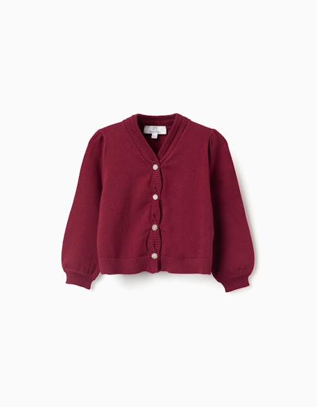 Bébé-Cardigan en maille avec détails tressés