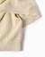 Cardigan en maille à manches cape et lurex Beige clair 4 - vertbaudet enfant 
