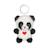 Porte-clés peluche panda doux pour enfant 8cm Gris 1 - vertbaudet enfant 