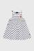 Robe rayée sans manche en coton bébé Blanc/marine deep 1 - vertbaudet enfant 