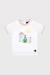 T-shirt en coton léger bébé Blanc/fairytale+Bleu 1 - vertbaudet enfant 