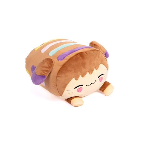 Peluche cushablez - coussin waffles Marron 1 - vertbaudet enfant 