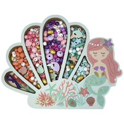 Jouet-Activités artistiques et musicales-Coffret créatif de bijoux enfant avec perles