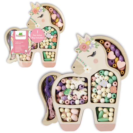 Coffret créatif de bijoux enfant avec perles Multicolore 5 - vertbaudet enfant 