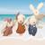 Famille lapin (4 personnages) Multicolore 6 - vertbaudet enfant 