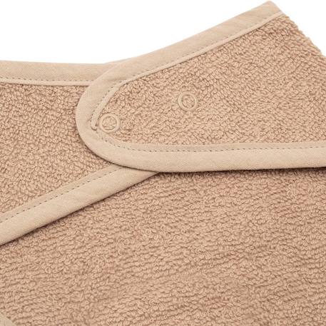 Lots de 2 bavoirs bandana en coton Biscuit+Nougat+Rose 4 - vertbaudet enfant 