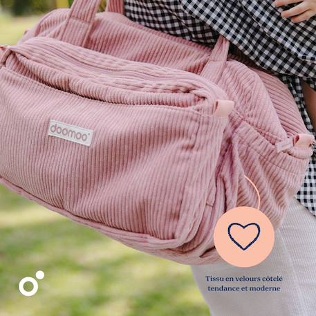 Sac à langer bébé fluffy Rose 4 - vertbaudet enfant 