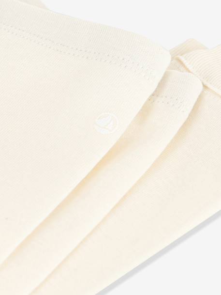 Legging bébé en coton uni écru 3 - vertbaudet enfant 