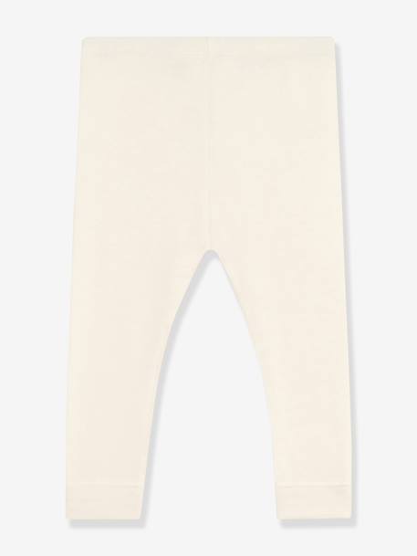 Legging bébé en coton uni écru 2 - vertbaudet enfant 