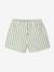 Short twill fille écru+vert sauge 5 - vertbaudet enfant 