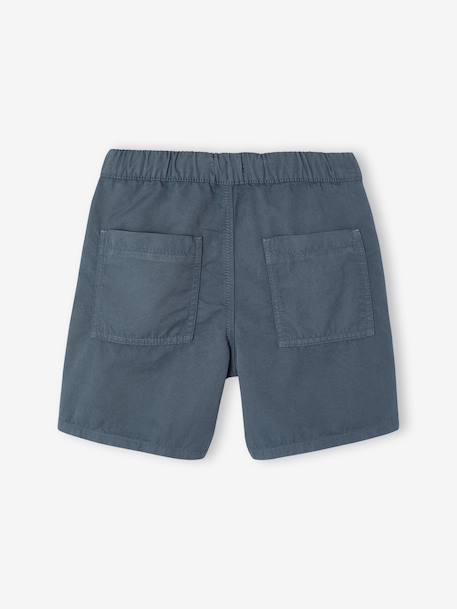 Bermuda garçon élastique bleu jean+jaune pastel+vert sapin 8 - vertbaudet enfant 