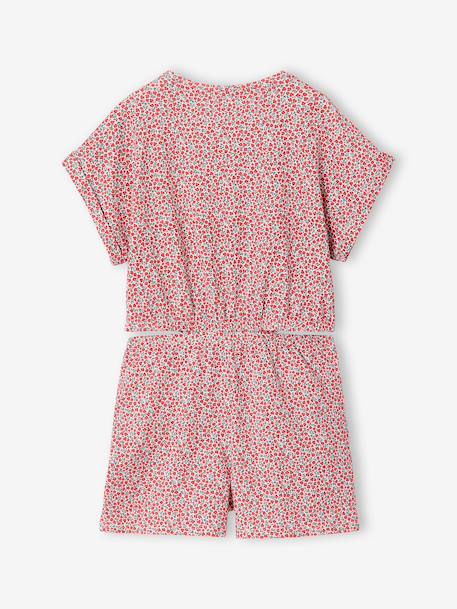 Combi short fille jersey écru+multicolore 2 - vertbaudet enfant 