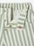 Short twill fille écru+vert sauge 7 - vertbaudet enfant 