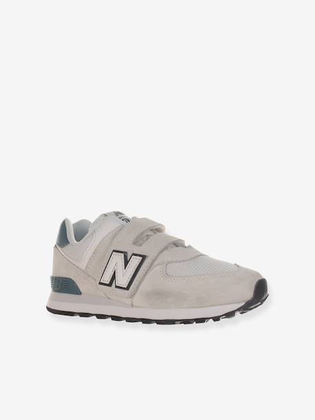 Basket P5744HP blanc+bleu+gris 1 - vertbaudet enfant 
